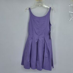 Truce Sz xl (16) Lavender Fit And Flare Pleated Dress